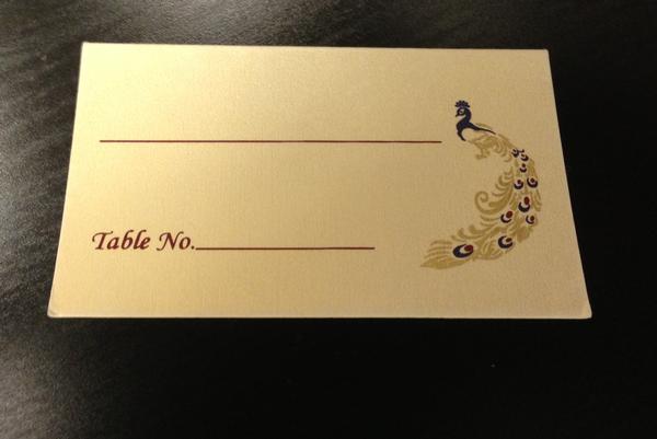 table card